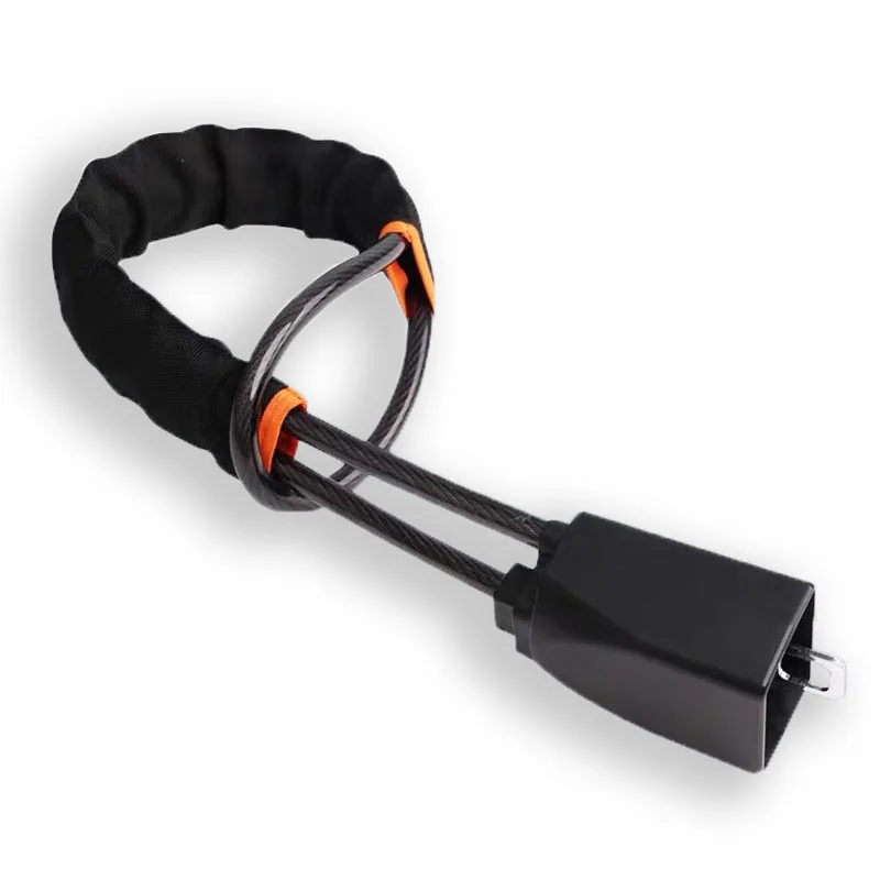 Замок на рулевом колесе Противоугонный замок с ключами стальной ремешок