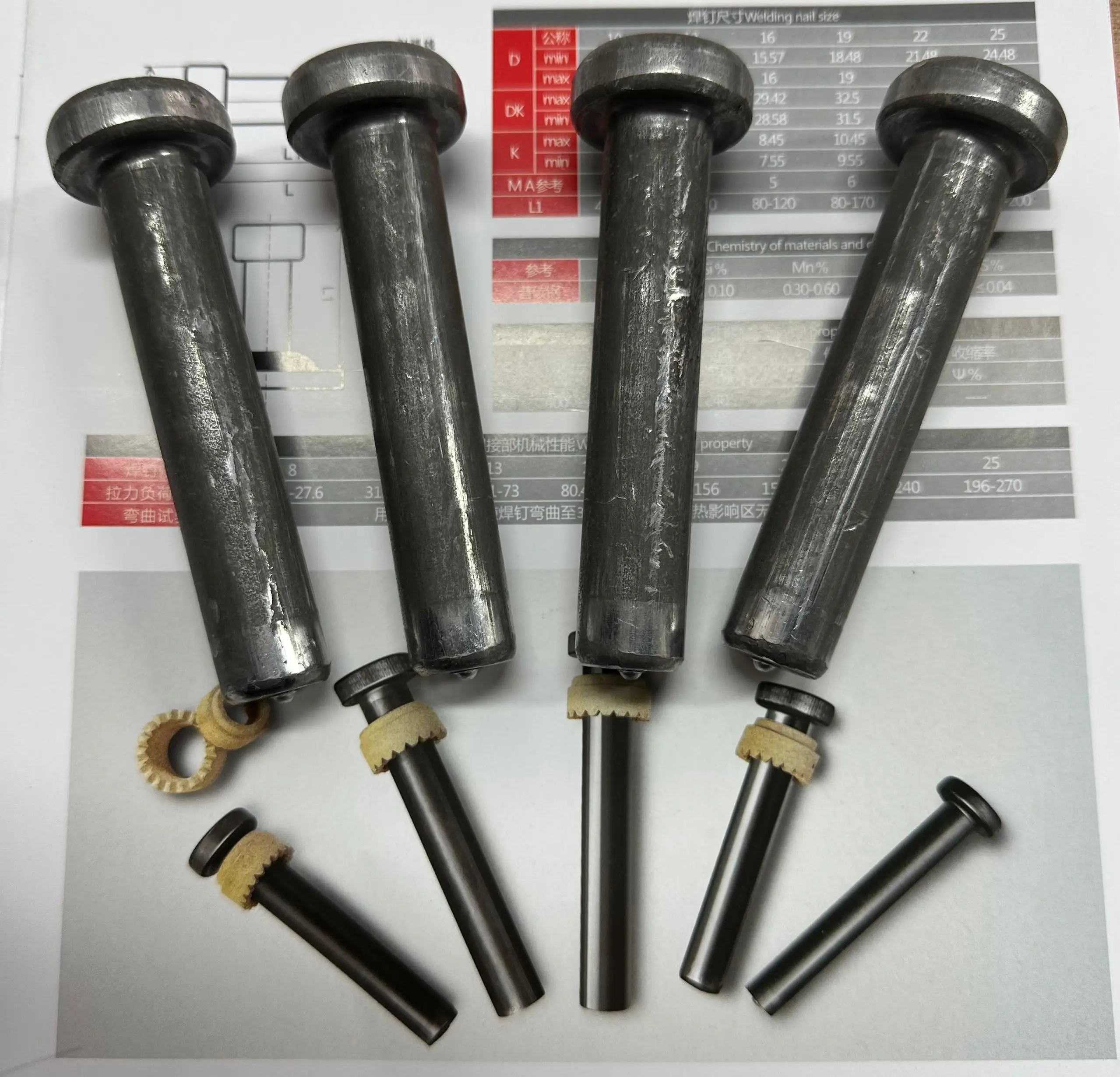 NBHC013BO Ceramic Ferrule Welding Bolt for Steel Structure Head Self Clinching Stud Bolt Shear Studs