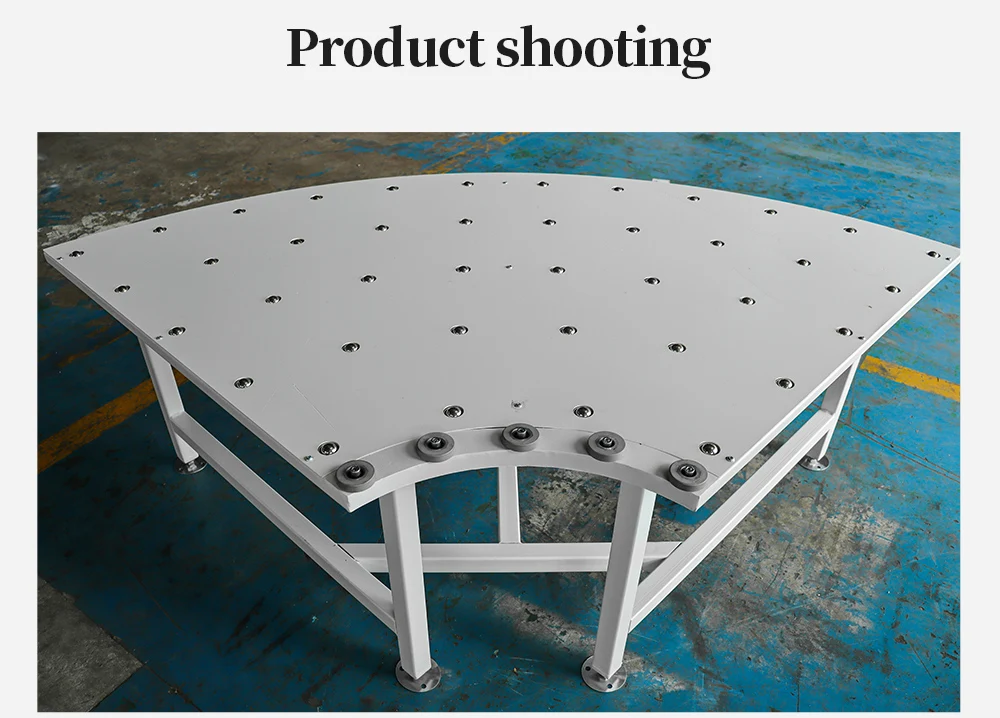 Customized Hongrui 90 degree curved air floating ox eye platform suitable for wood conveying supplier