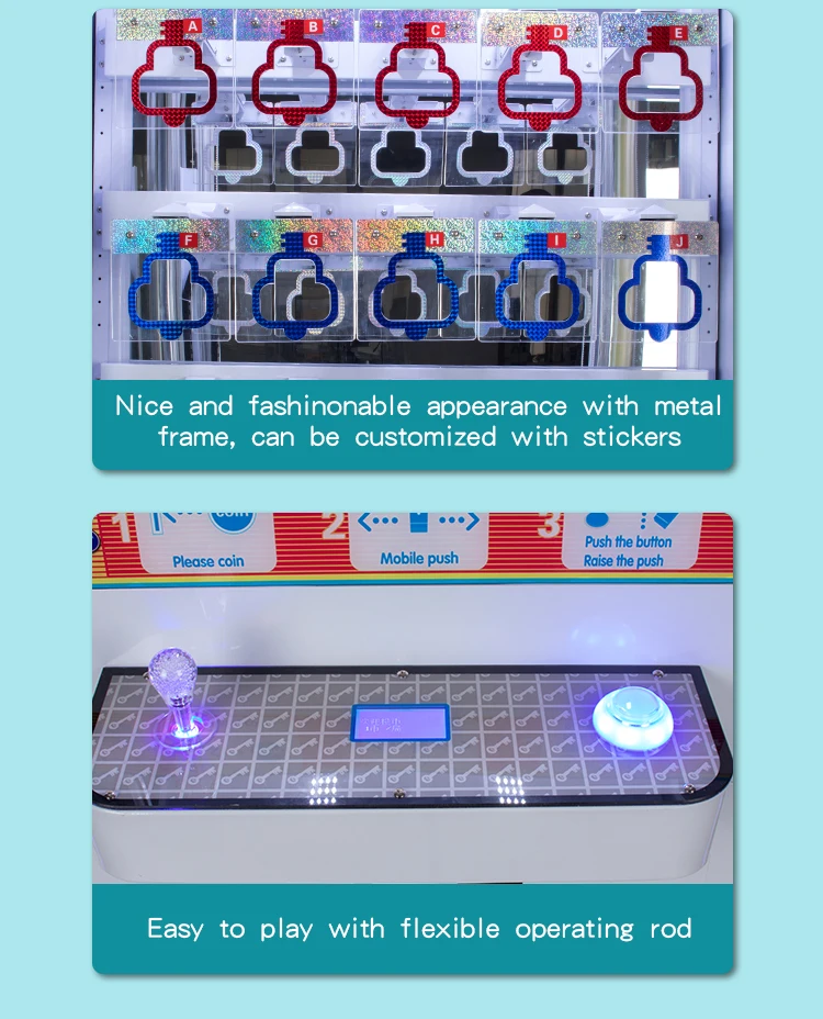 Coin Operated 15 Holes Key Master Machine win prize gift game machine for shopping center