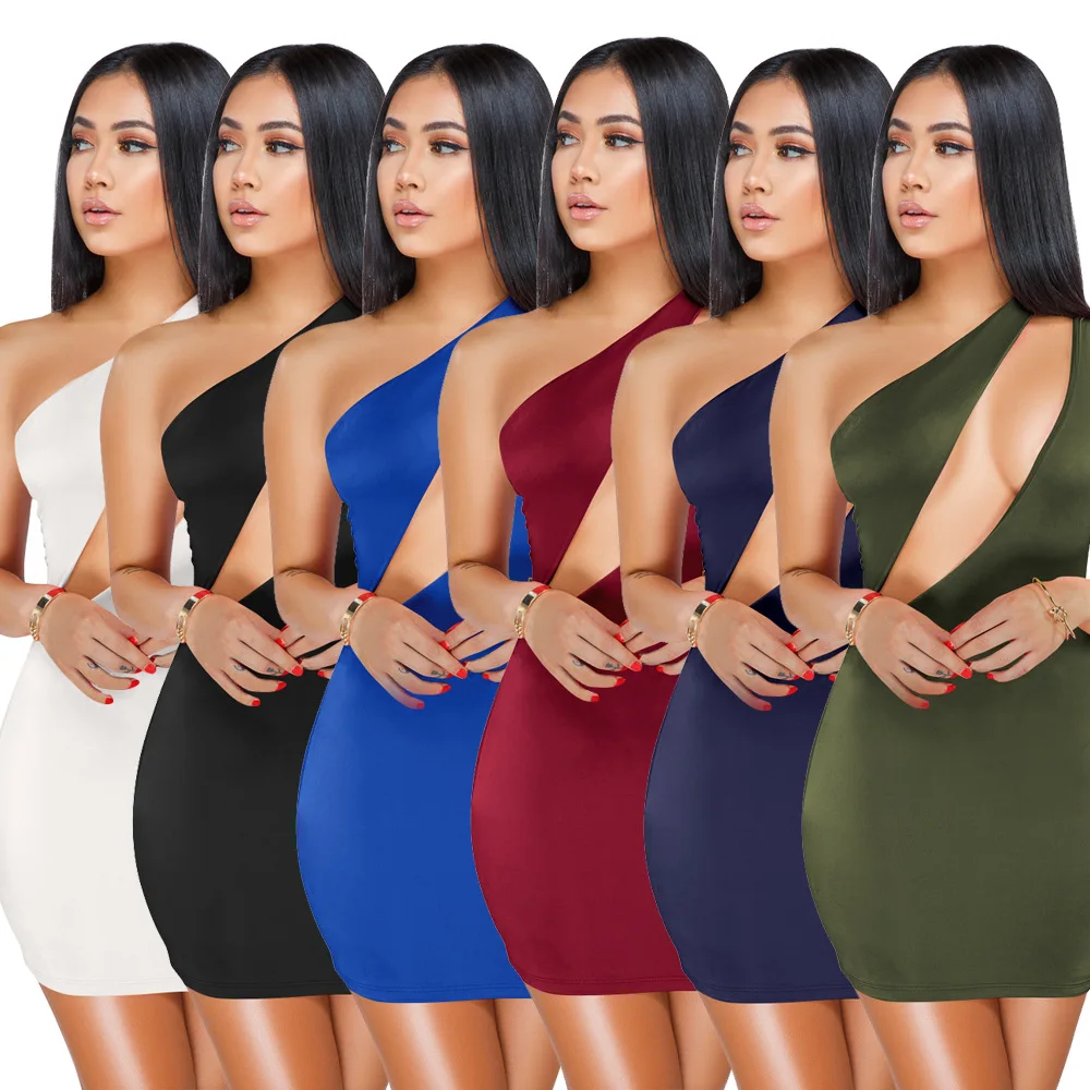 Women Club Dress Sexy Cut Out Open 
