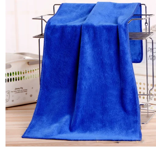 QiBing China Factory Customized Microfiber Face Towel Weft Knitting for Hair Salon and Hotel