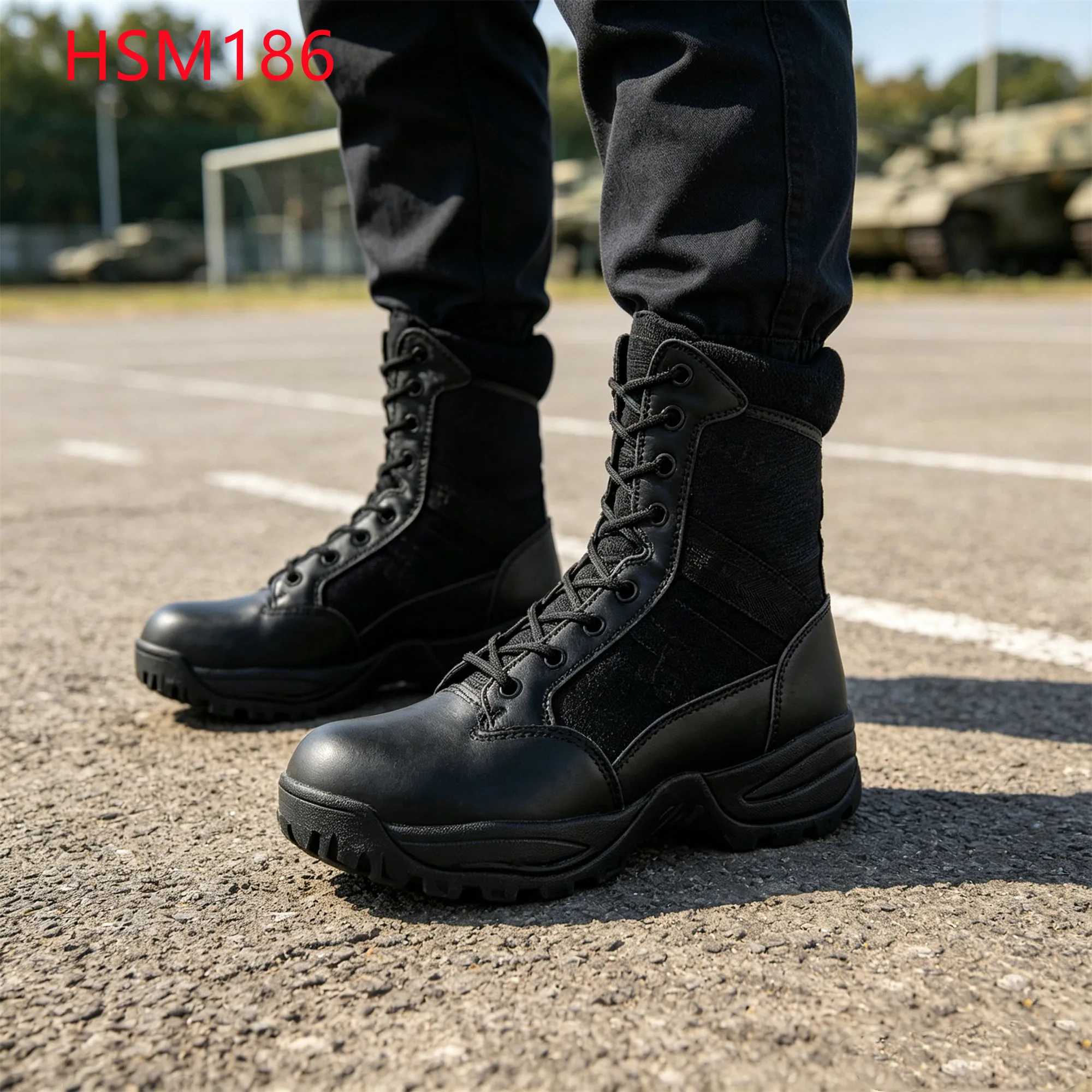 LXG, bottes de randonnée montagneuse à décompression, semelle en EVA et caoutchouc, bottes polyvalentes de combat avec fermeture éclair latérale à vendre, modèle HSM186