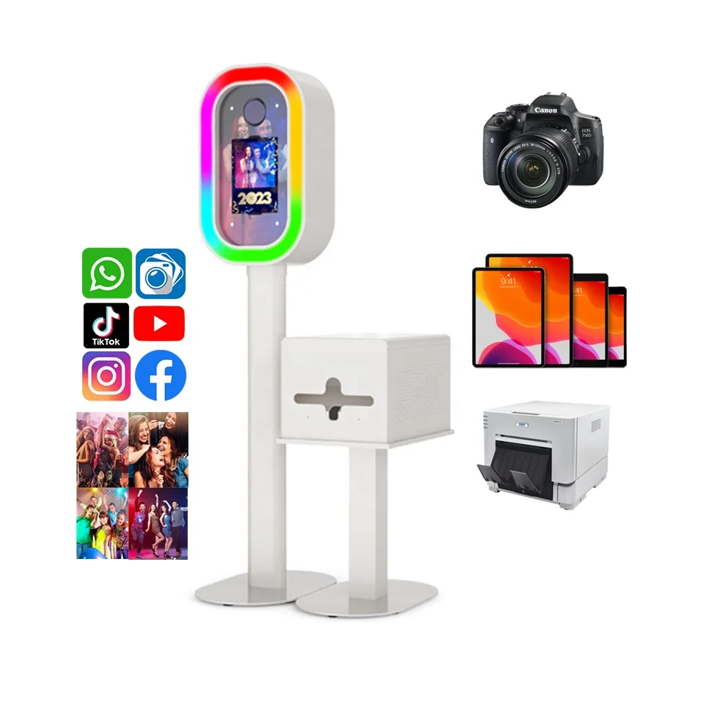 Photo Booth Shell DSLR Camera Printer Ipad Pro Surface Pro