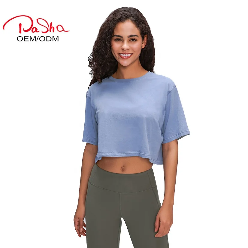 Celeste women's round neck raglan short sleeve yoga shirt workout tunic tops  XL