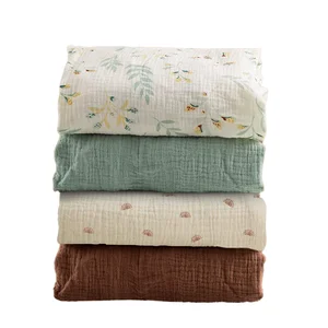 Multi-Color Moisture Wicking Breathable 100% Cotton Jersey Elastic Fitted Sheet Custom Baby Crib Sheets