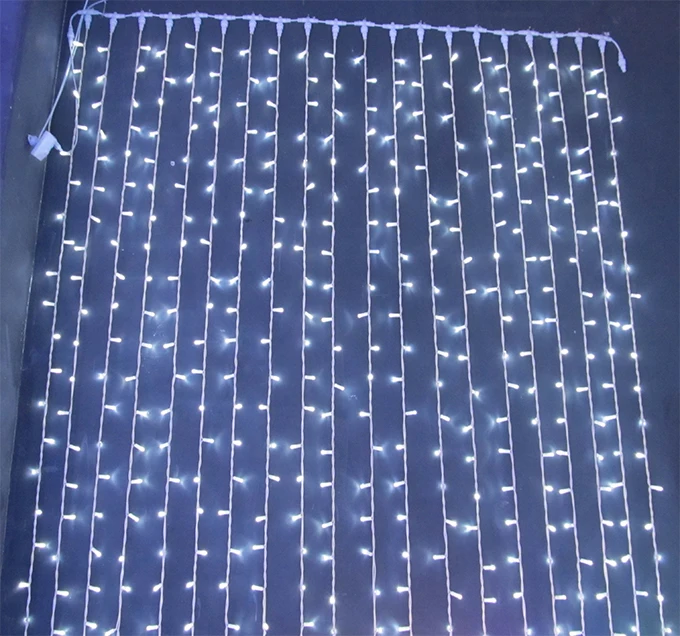 IP65 Waterproof 100 LED String Lights 10 Meter Long Warm White Rubber Fairy Lights for Outdoor Decorative Use for Christmas
