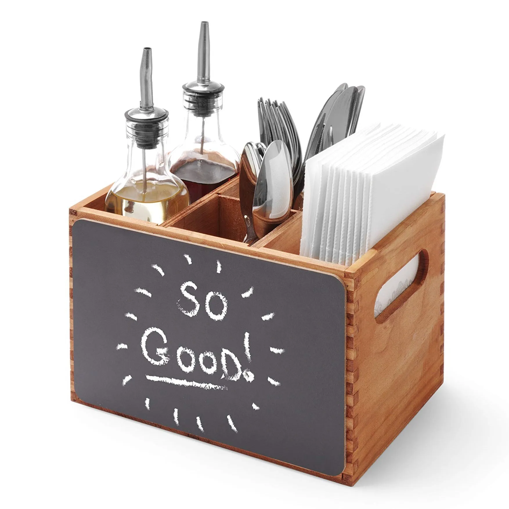 Open Table Top Storage Creative Toolbox Box Handheld Solid Kitchen