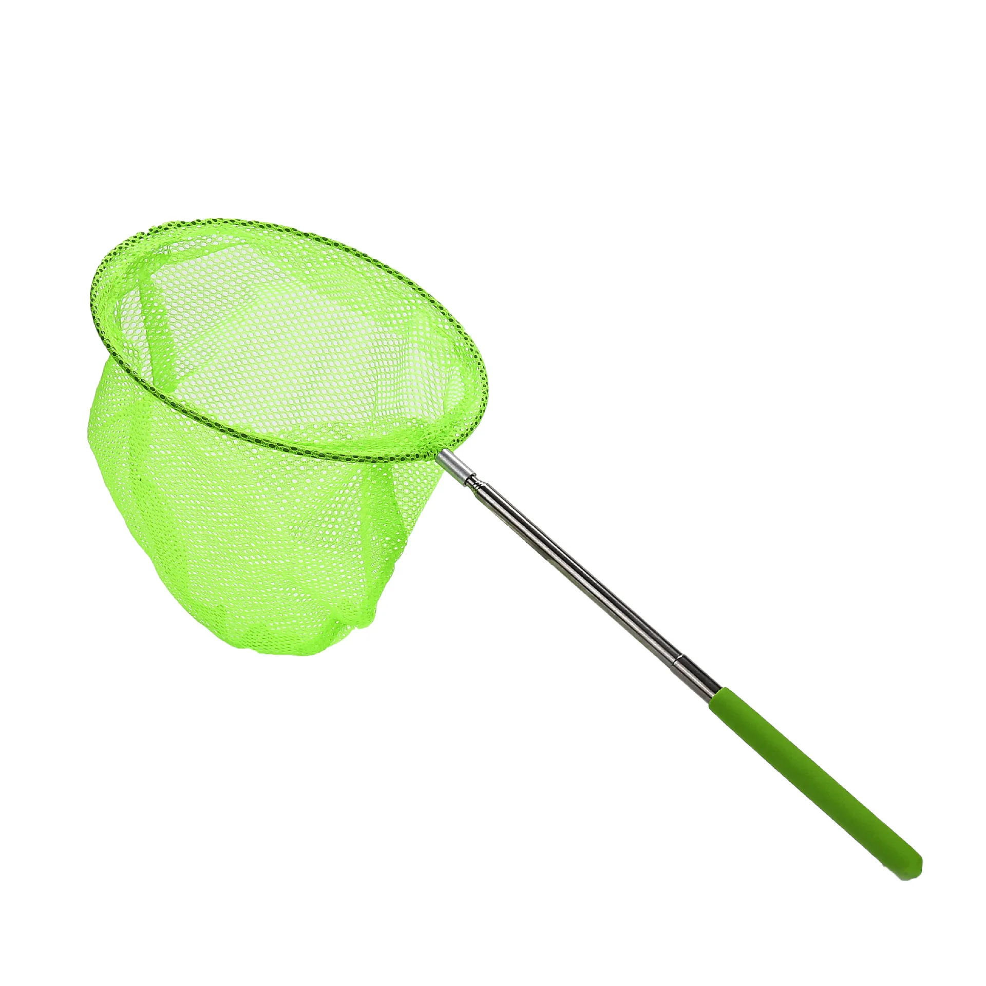 Children's Bug Net Butterfly Net Fishing Net Stainless Steel Telescopic Net Folding Bucket Outdoor Water Toy