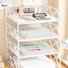 123 Four-layer white vertical style