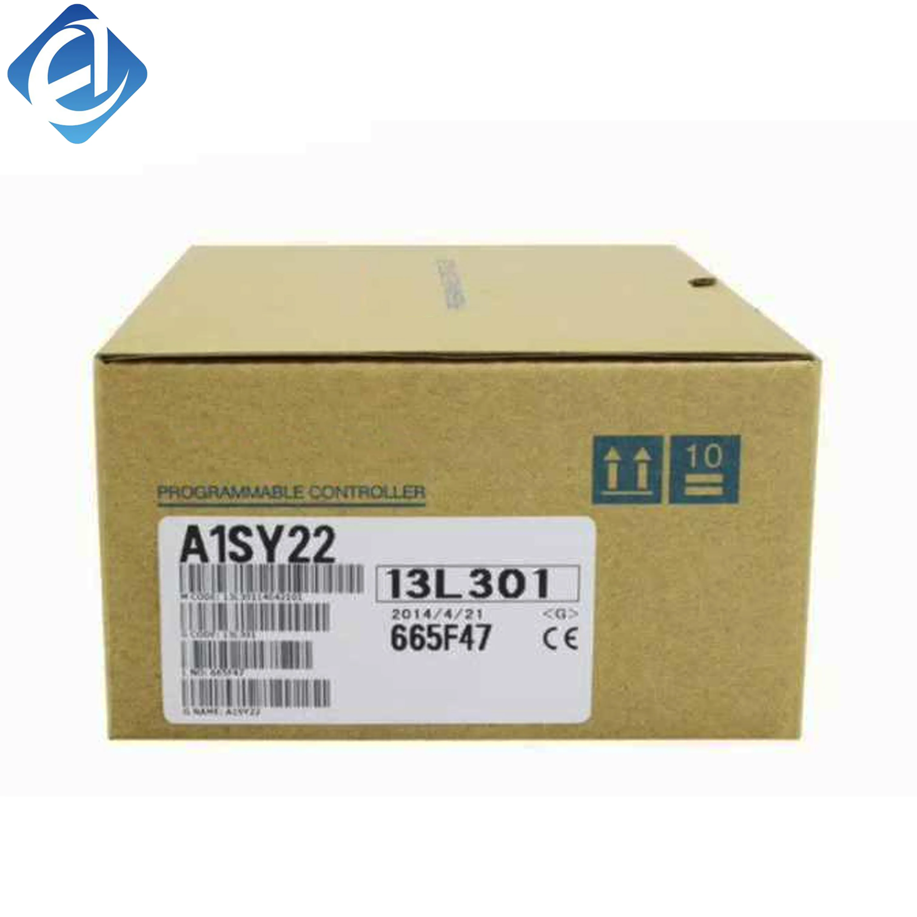 New Original A1SY22 A series digital output module. It transmits control signals to external actuators, stably working for logic control in industrial PLC automation systems.