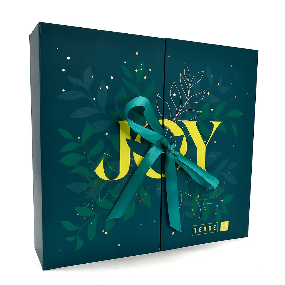 Recyclable Rigid Gift Packaging Luxury Digital Printing Surprise Blind Box Custom Advent Calender Christmas Box