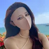 Pink (seamless face mask) anti-powder version