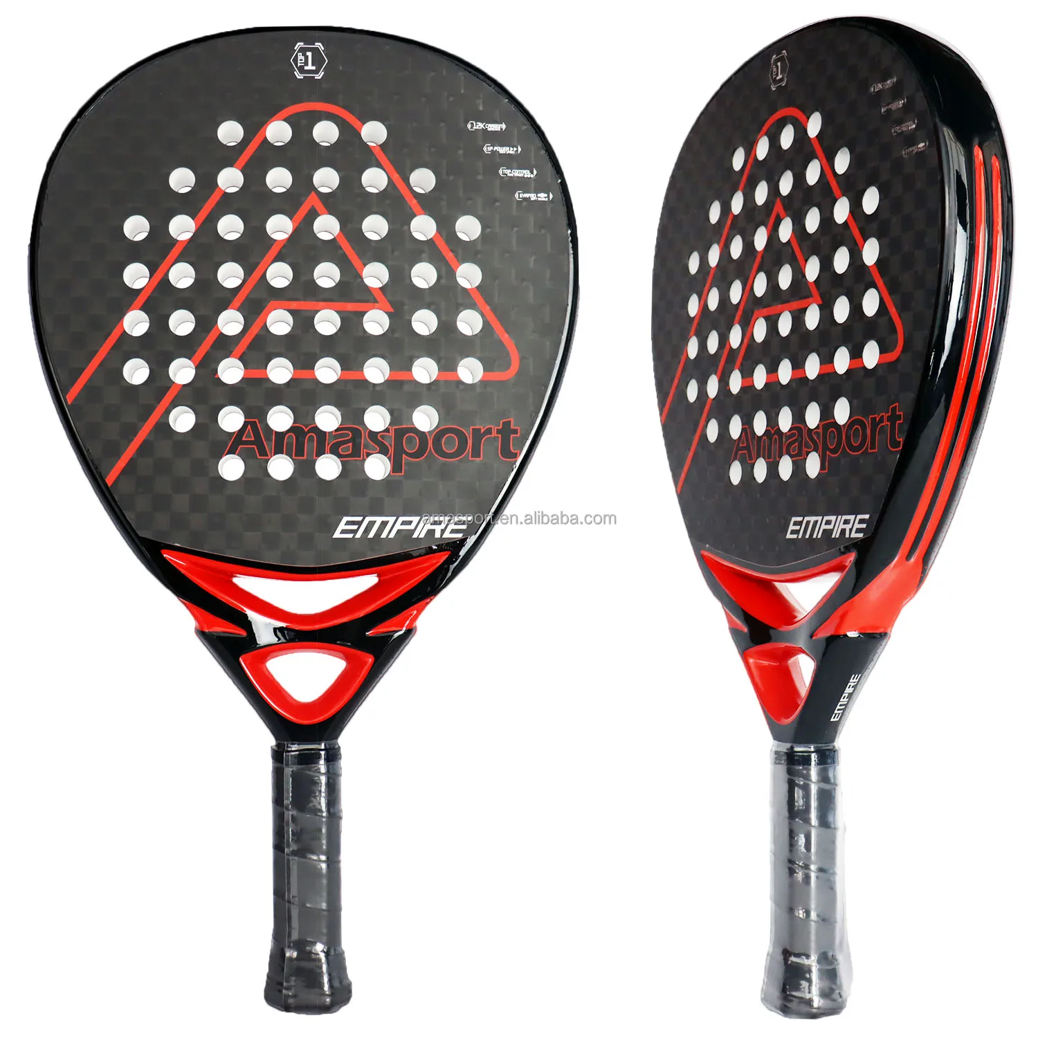 12K Carbon Padel Racket Custom Service Diamond Power Racket