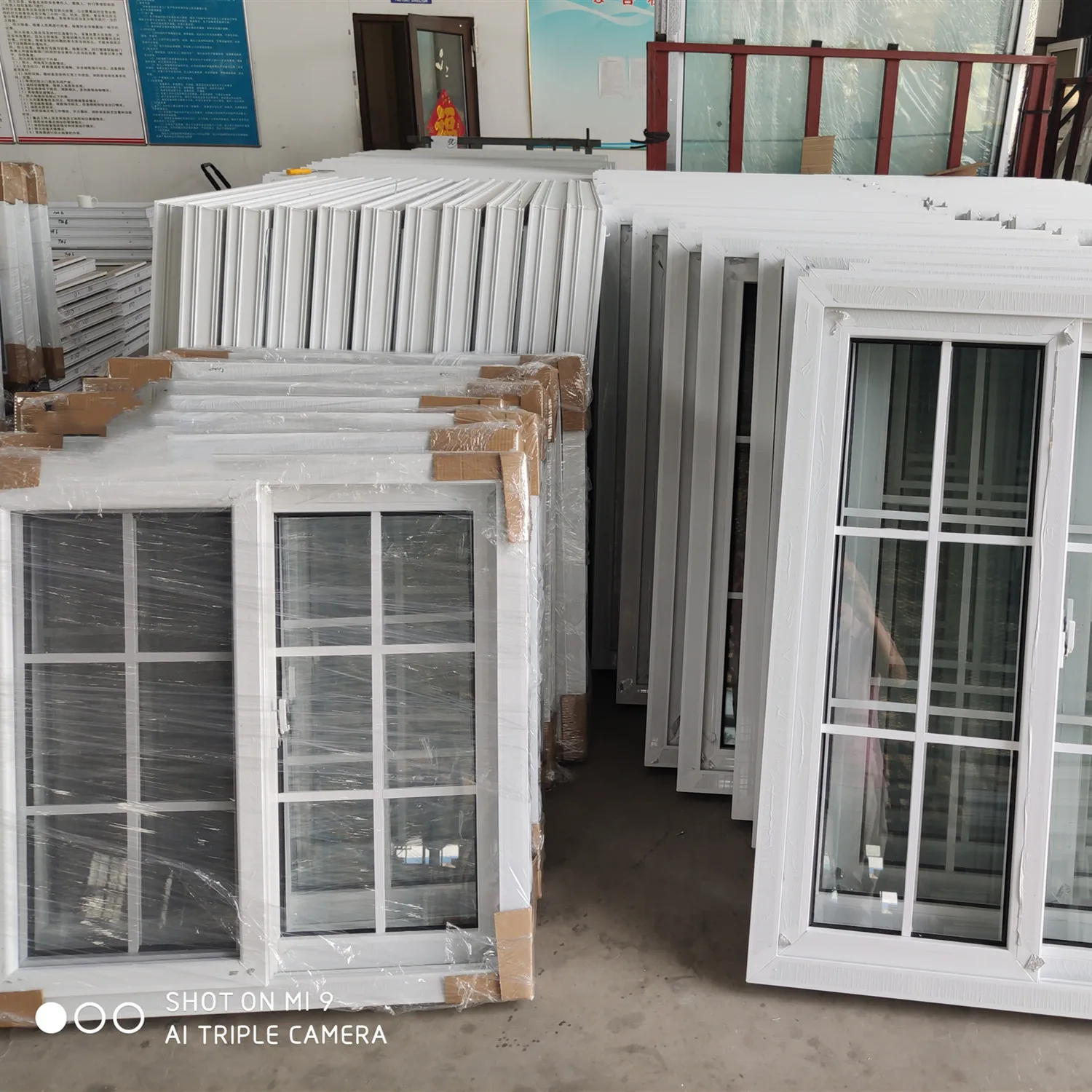 Single Glazed UPVC PVC Frame Modern Sliding Window Grill Design with ...