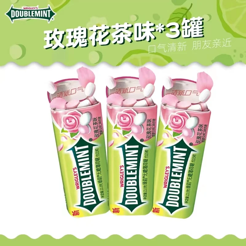 Оптовая продажа, жевательная резинка без сахара, 23,8 г, 35 шт., китайская жевательная резинка с ароматом белого персика и мяты