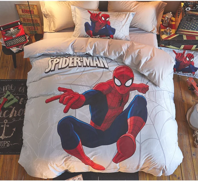 Soft, Durable Spider Man Bedding Set for Kids Pieces