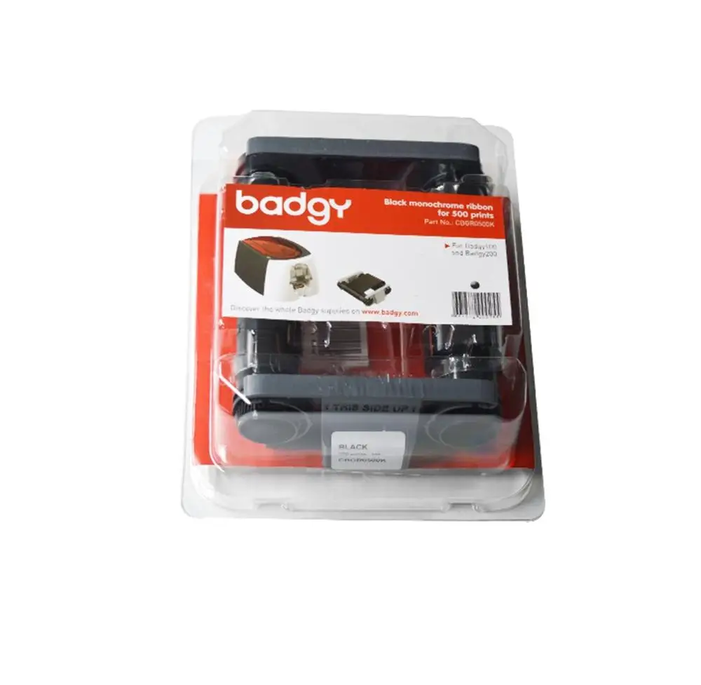 
Черная лента для принтера Карт Evolis CBGR0500K 500 принтов/рулон для принтера карт badgy100 badgy200 