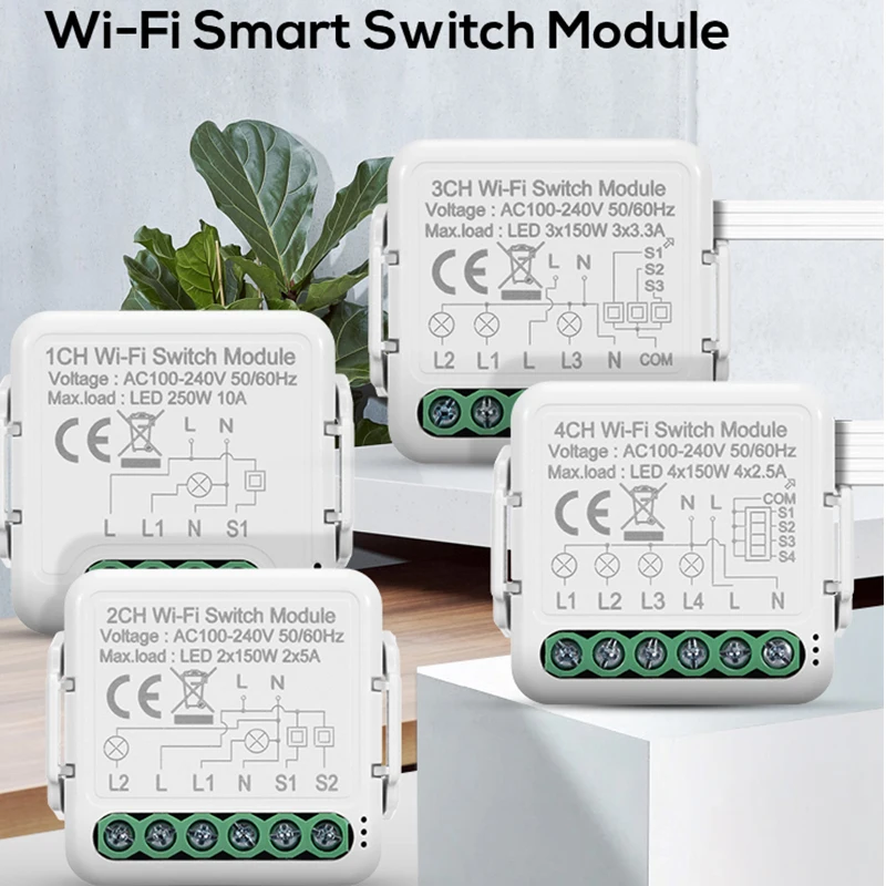 New Type Tuya Smart WiFi/Zigbee Stainless Steel Smart Switch Hotel Push Button Switch No Touch Neutral Wired or with