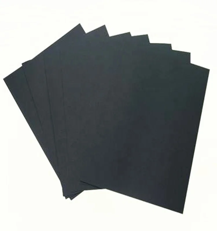 black cardboard sheets black paper board