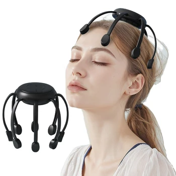 2024 Amazon Best-Selling Automatic Vibration Scalp Massager Relaxation Decompression Octopus Head Massager