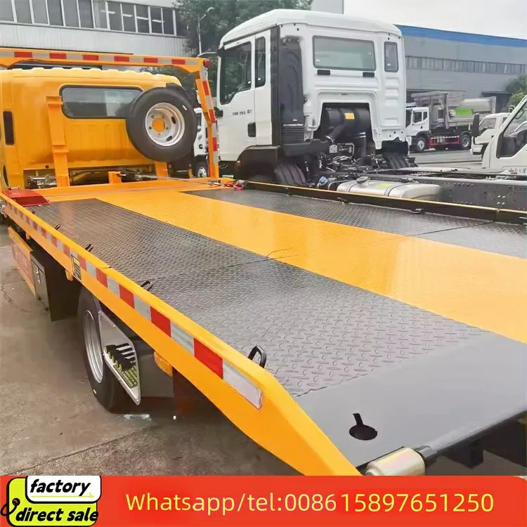 Japan Brand Isuzu 4*2 Rollback Wrecker Beds Truck Wrecker Truck Ready