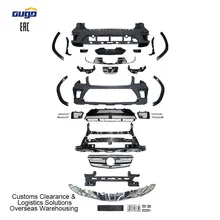 GUGO New Condition Bodykit for 2012-2014 Mercedes-Benz X166 GL Upgrade 2014 GL63 AMG Front Lip Bumper ABS Material Front Rear