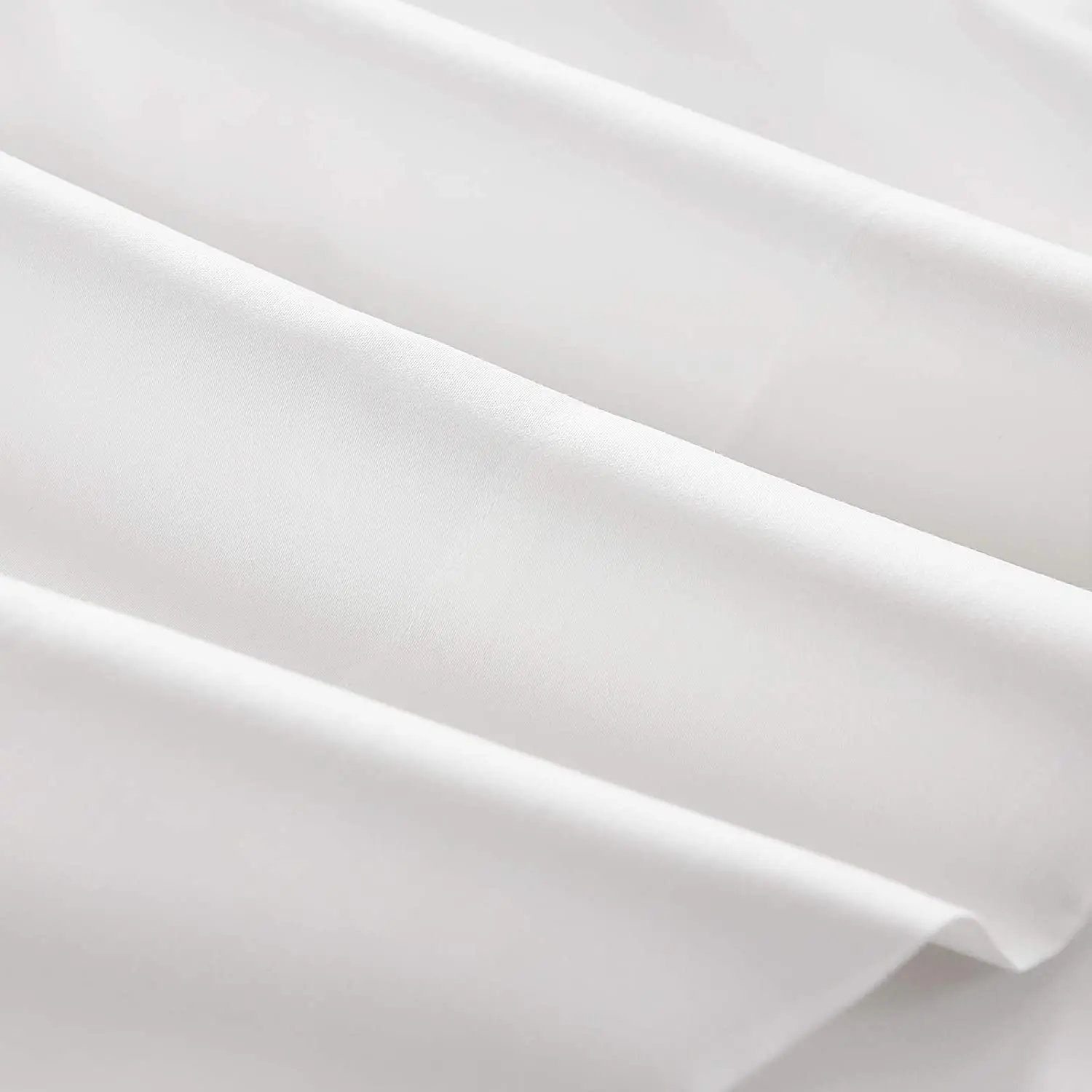 Fabric 50%cotton 50%polyester 40s 227tc Satin Plain White Hotel ...