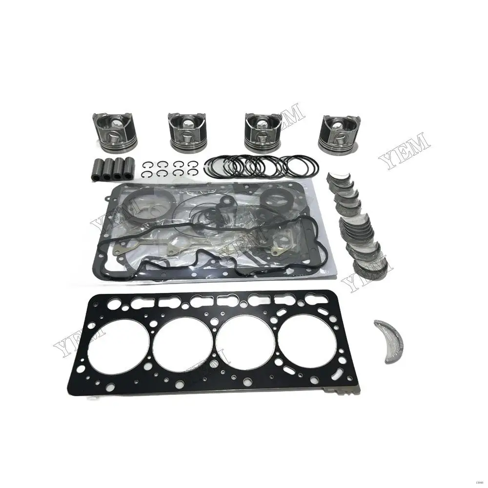 V3600 V3600 V3600DI-T Overhaul Rebuild Kit for Kubota Engine Tractor Repair Part