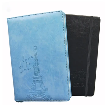 Hard Custom Size Pu a6 foil Prayer Soft Cover leather journal travel notebook