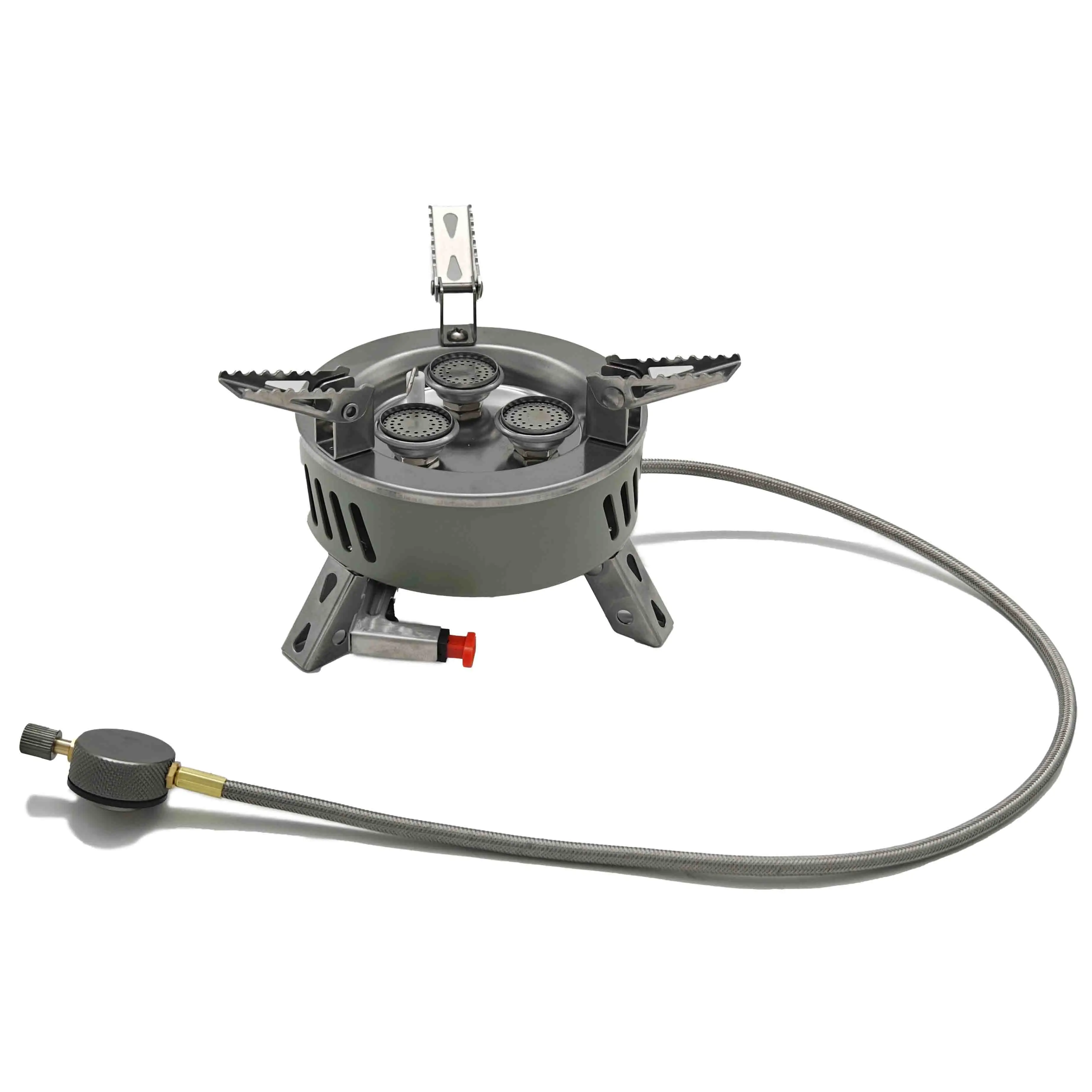Portable Camping Gas Stove, Outdoor Foldable Wild Camp Burner