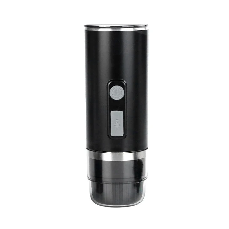 Electric Automatic Travel Espresso Machine Portable Self Heating Coffee Latte Maker Compatible Coffee Powder Capsules Car Hotel