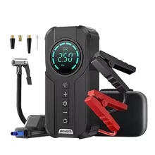 Wireless Electric Inflator Car Battery Jump Starter Tire Inflator Jump Starter Power Bank Jump Starter Portable Air Compressor