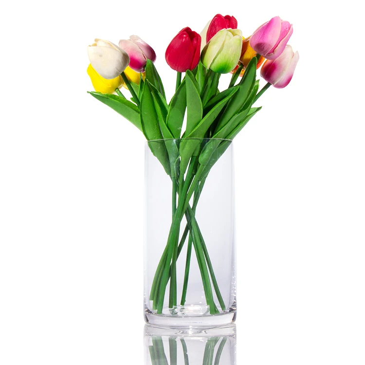 Large Clear Floor Glass Vase 30-60cm Height - Tall Cylinder for