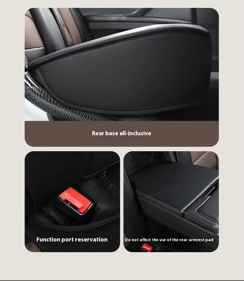 Napapi Fully Surrounded Leather Car Seat Cover Easy-Care Front Cushion for General Motors Four Seasons Modern Durable City Polo 20