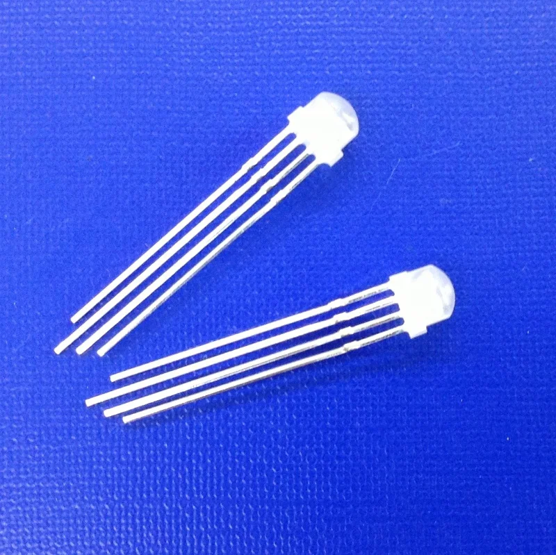 Shift Register APA106 Addressable Programmable Diffused Fog Lens DIP 5mm RGB LED Diode for LED Screen
