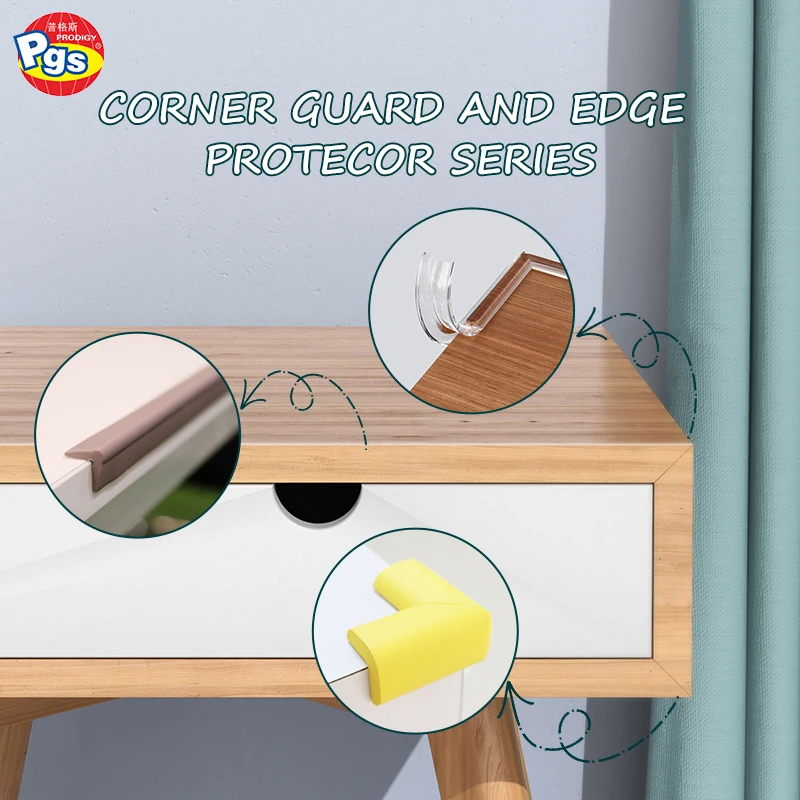 PRODIGY CP02 Corner Edge Protector Transparent Furniture Corner Protectors Baby Safety Pvc Tablet Corner Protector