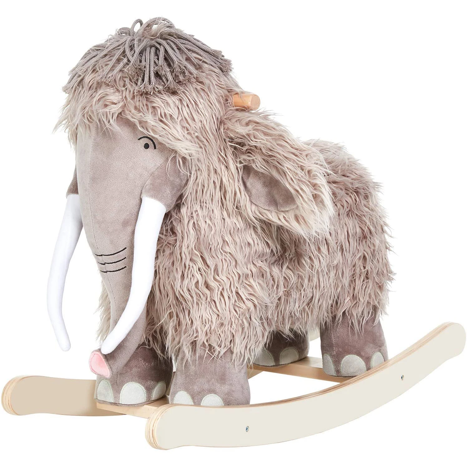 2022 Custom Animal Unicorn Rocking Horse Plush Soft Riding on Horse Paseo De Juguete  Kids Wooden Baby Rocking Horse