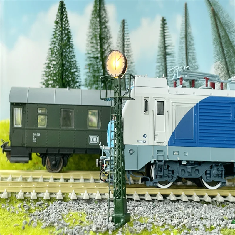 3V 12V модель игрушечная железная дорога 1:87 HO ж/д светофор пересечения сигналами лестница лампа для диорама lyout