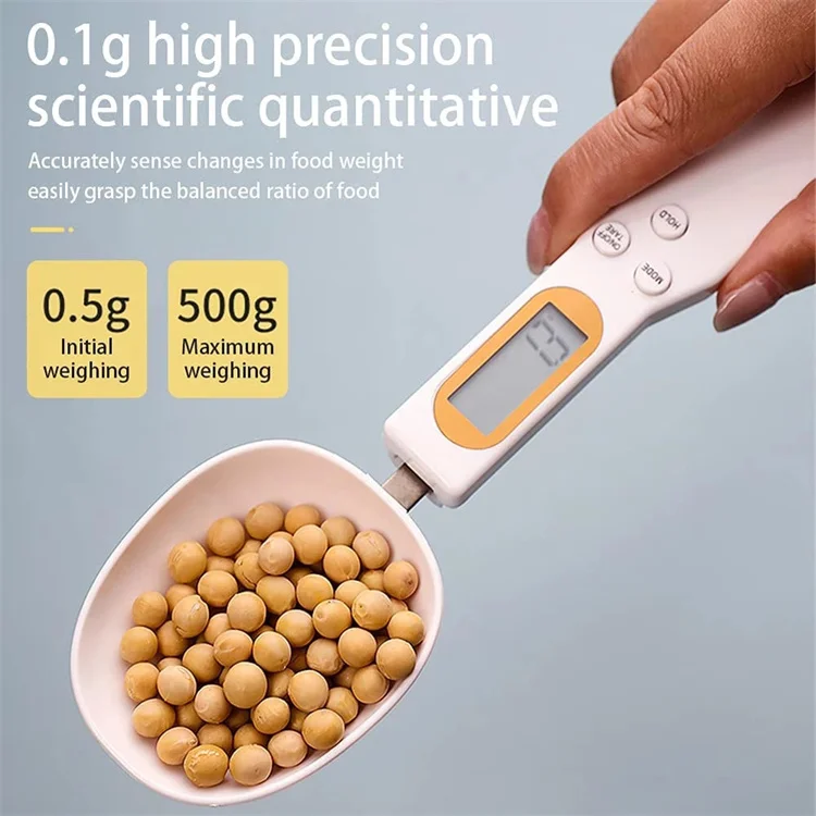 1pc Electronic Measuring Spoon Scale 500g 0.1g, LCD Display