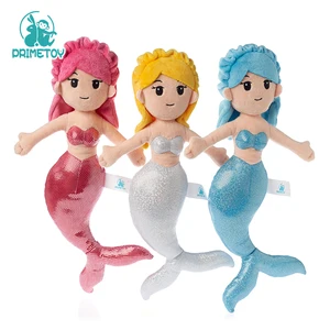 Custom Soft Beautiful Mermaid Plush Doll Stuffed Toys for Girl