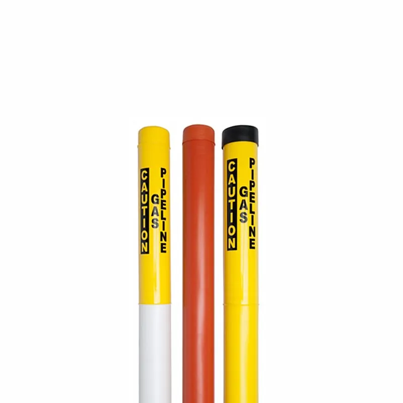 Underground pipeline marker post FRP/GRP utility hazard markers glassfiber warning power cable markers