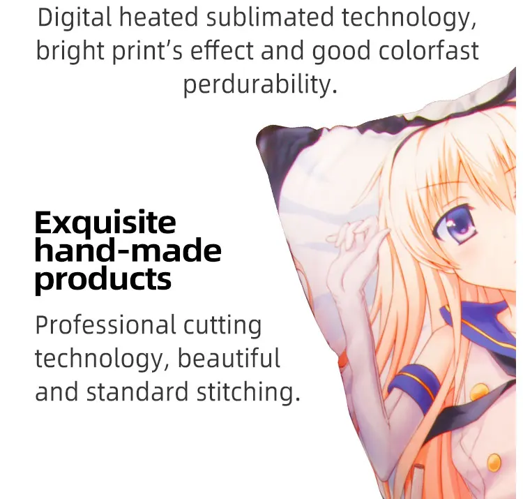 Custom Sublimation Sexy Body Pillow Dakimakura Double Side Dakimakura Anime Dakimakura Body 3002