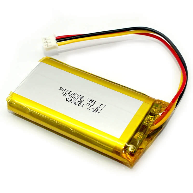3000mAh Polymer Lithium Ion Battery | 3.7V Lithium Battery for