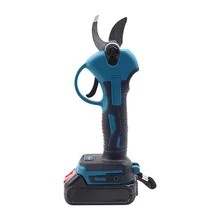 21V Electric Bypass Pruning Shears Rechargeable Lithium Battery Anti-Slip Grip Plastic Construction for Industrial Garden Use