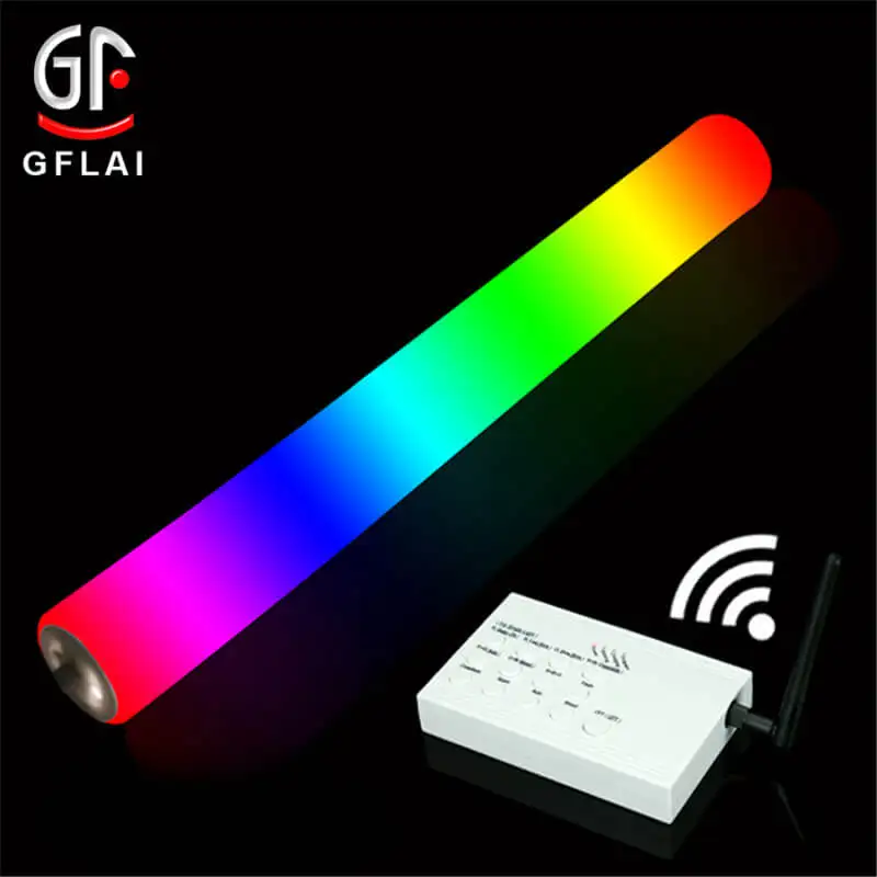 GF DMX512 Remote Controlled LED Foam Stick Light Up Baton