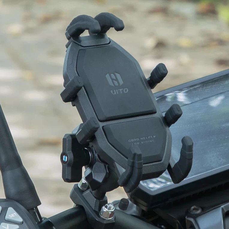 SMNU Uito1 Series Waterproof Shock-Absorbing Cell Phone Holder Perfect Motorbike Accessories Mobile Phone Holder