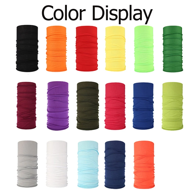 High Quality Reflective Neck Gaiter Bandana Colorful Design Magic Neckwear