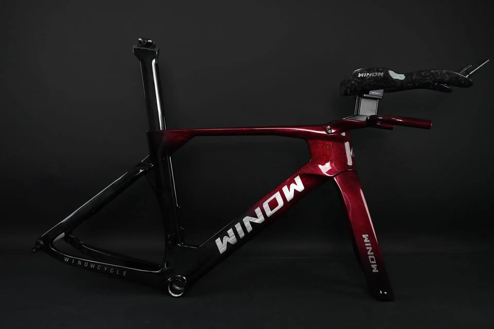 Winowsports 2025 Carbon TT Frameset TT129 - 700x28C Disc Brake