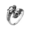 Skull/Antique Silver